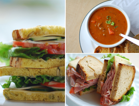 sandwiches and soups